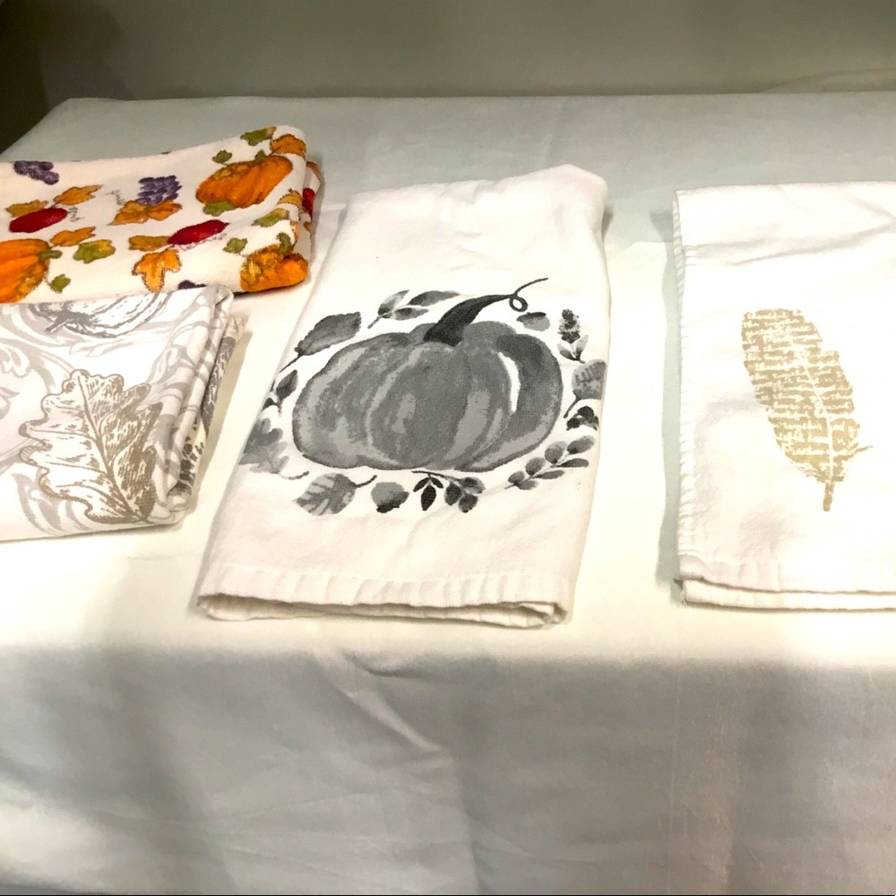 Cute fall dish towels